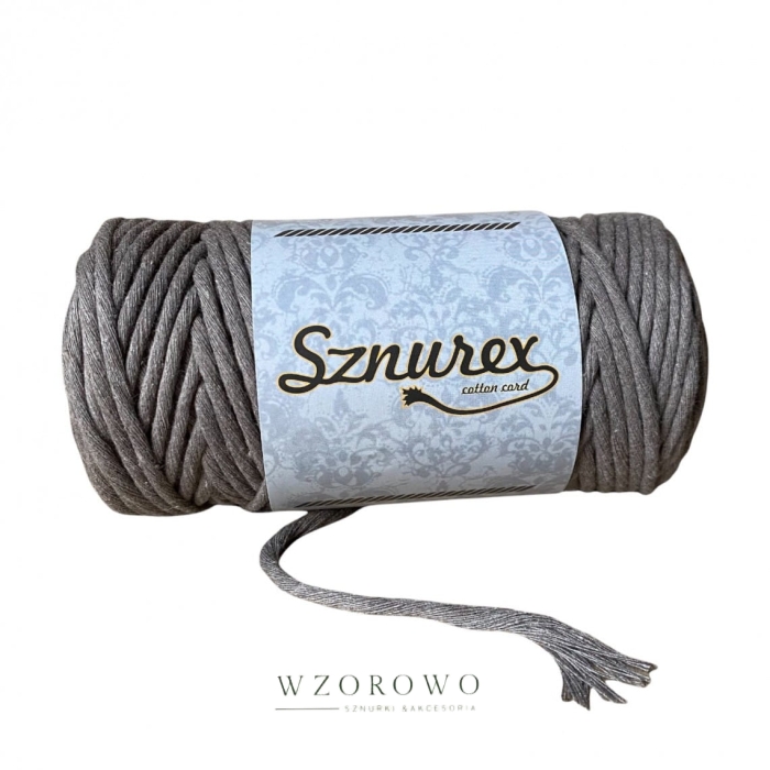 SZNUREK BAWELNIANY SKRĘCONY 3MM BEŻOWY