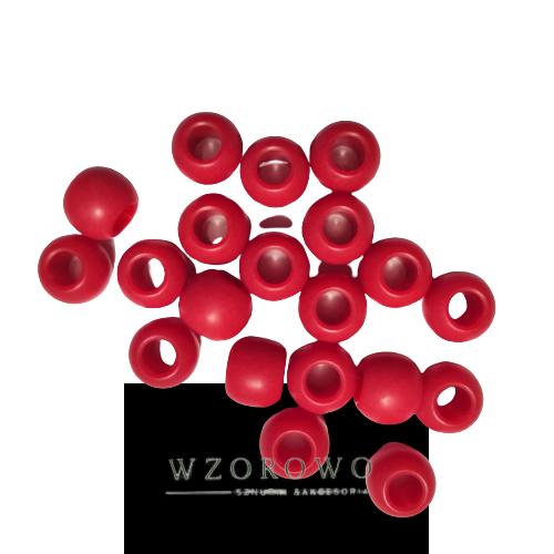 Koraliki plastikowe 10x12mm matowe 2 szt.