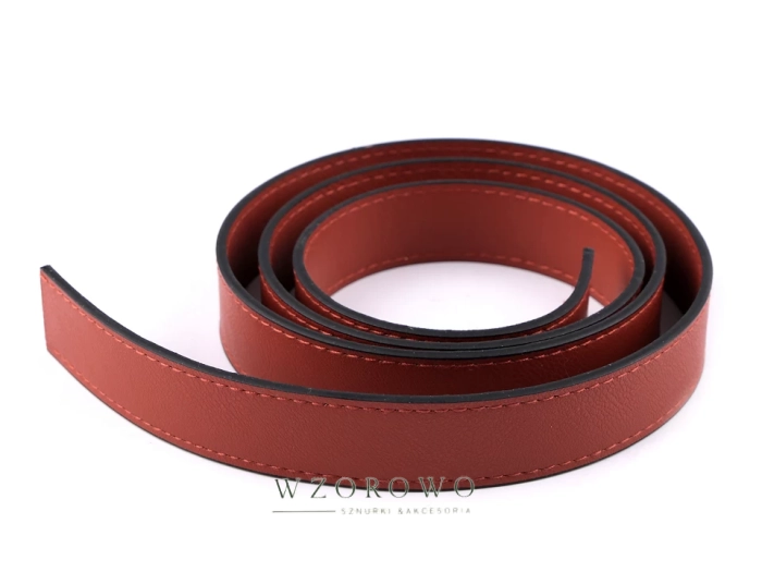 Pasek do torby 25mm dł. 1,2m koniakowy brązowy
