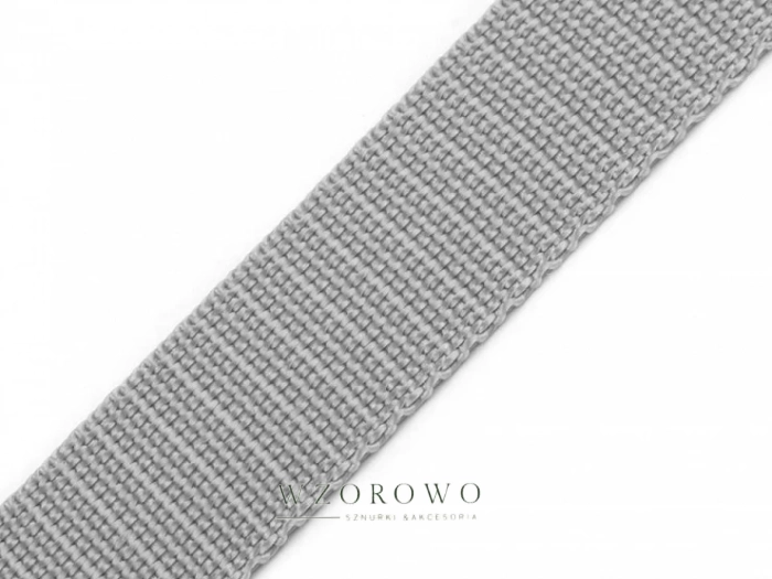Taśma polipropylenowa szerokość 25 mm jasny szary