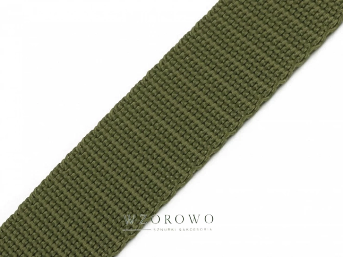 Taśma polipropylenowa szerokość 25 mm  oliwka