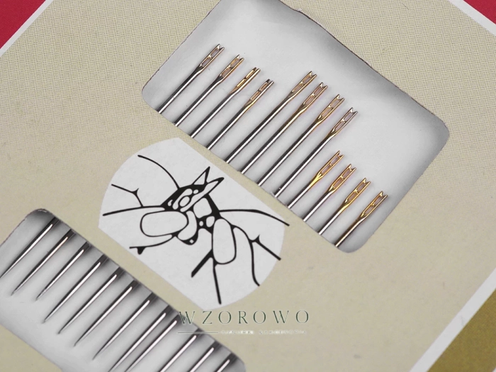 Igły do łatwego nawlekania 12 szt. do szycia recznego