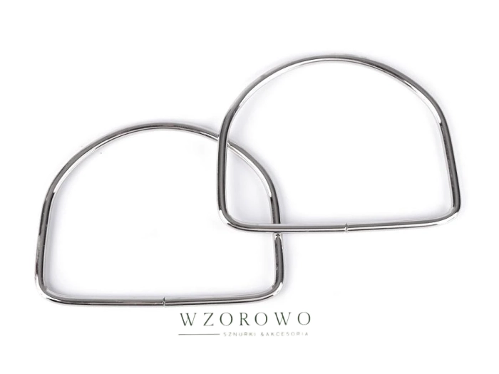 Ucha metalowe do torby 10,5x13 cm nikiel