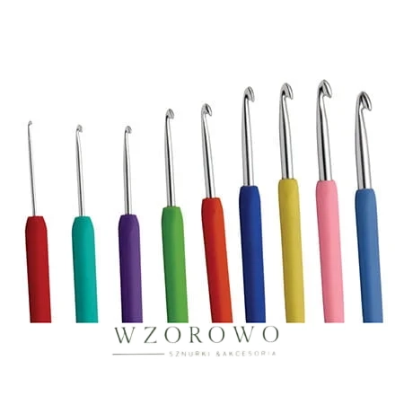 Szydełko  4mm Waves z ergonomioczna rączką aluminiowe  