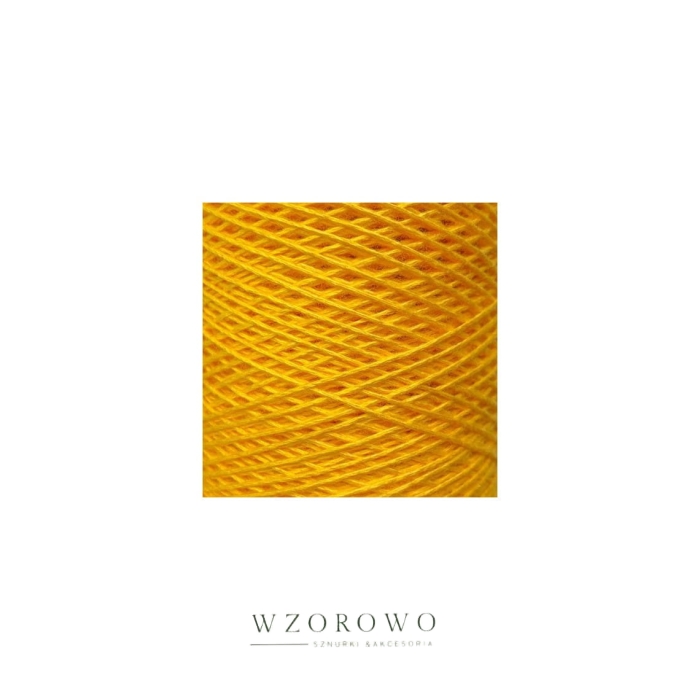 Kordonek żółty 100% Bawełna 325m