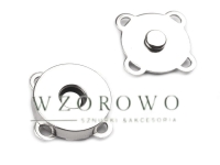 Zapięcie magnetyczne do przyszycia nikiel