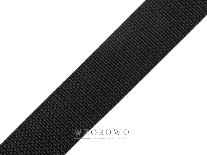 Taśma polipropylenowa szerokość 25 mm czarna