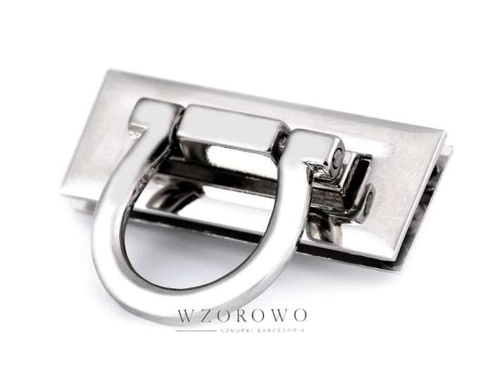 Zapięcie do torebki 17x45 mm nikiel