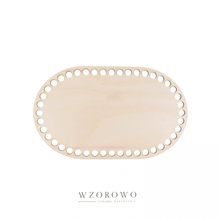 Owalna baza dno do koszyka 25x15cm