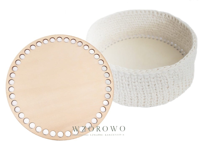 OKRĄGŁA BAZA OKRĄGŁE DNO DO KOSZYKA 20 CM 