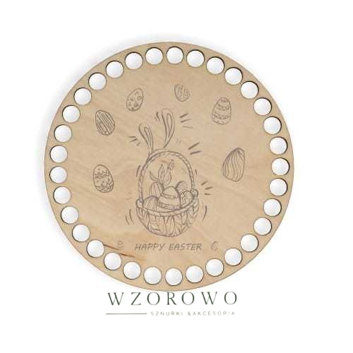  BBaza koszyka - grawer, koło 15cm - wielkanocny koszyk