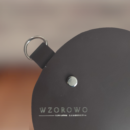 KLAPKA DO TOREBKI – 15×18 CM – Z MAGNESEM brazowa kółko