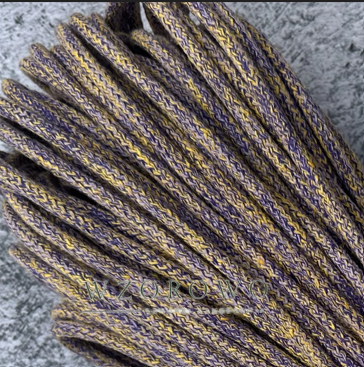Sznurek Bawełniany do szycia 6mm wrzosowe pole