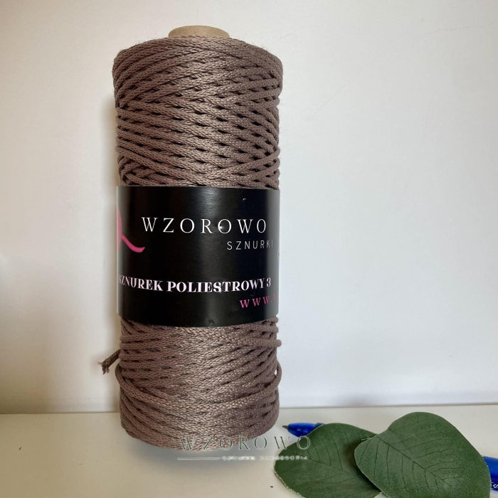 Mokka SZNUREK POLIESTROWY 3MM 