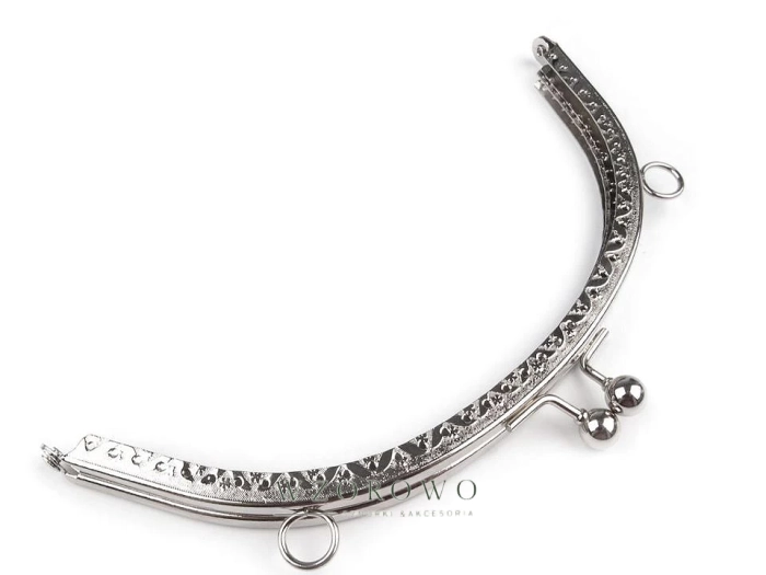 Bigle do torby 19x14,5cm ramado przyszycia nikiel